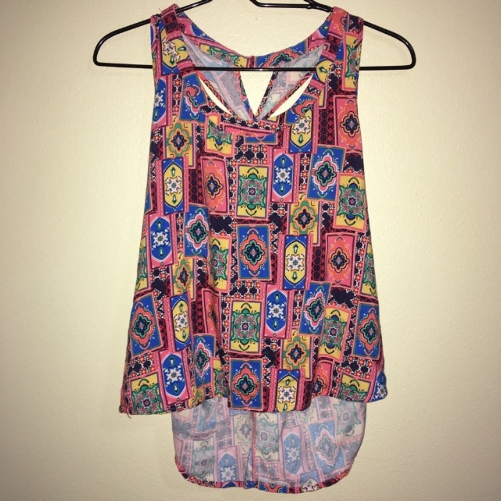Colorful Print Tank Top